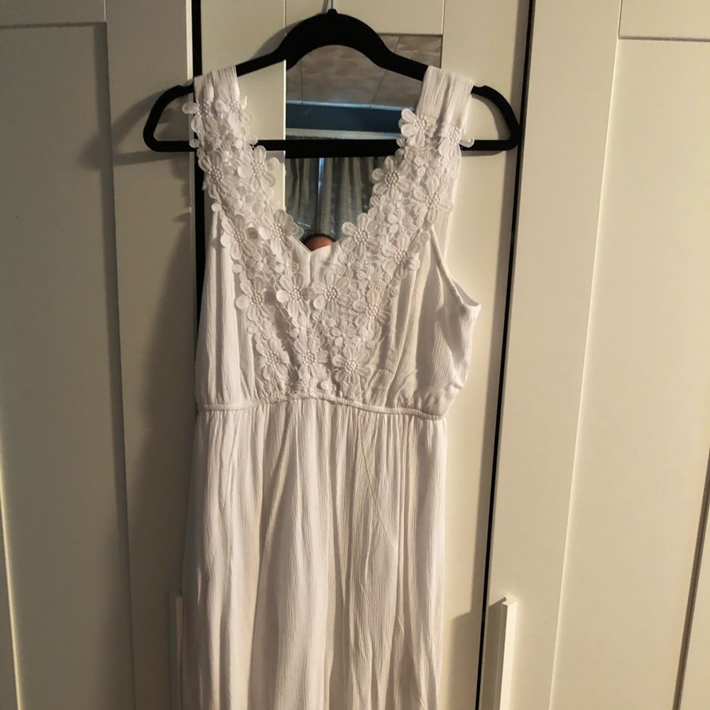 White summer dress